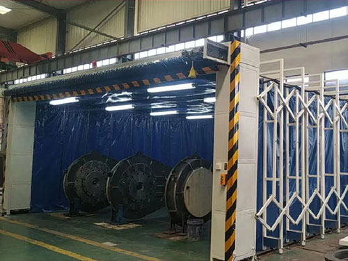 伸縮噴漆房的噪音控制方法