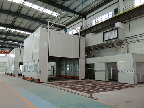 天水星火機床移動噴漆房項目