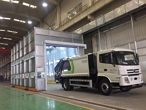 宇通重工移動噴漆房項目