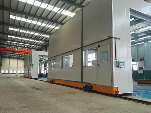 整體移動(dòng)濕噴漆房在鋼結(jié)構(gòu)橋梁涂裝中的環(huán)保排放控制策略